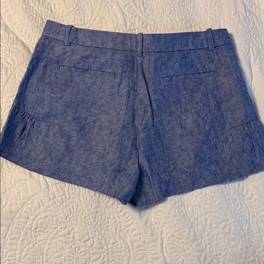 J.Crew Linen Ruffle Shorts - Picture 5 of 5